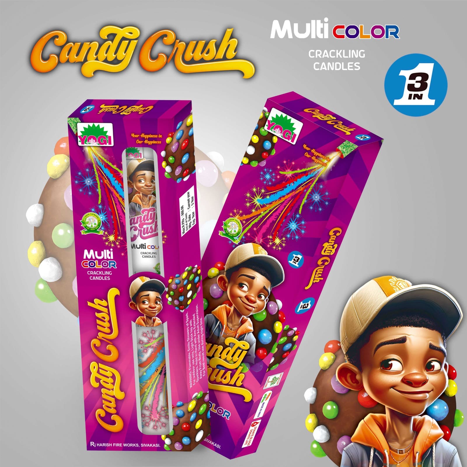 Candy chush(3pcs)